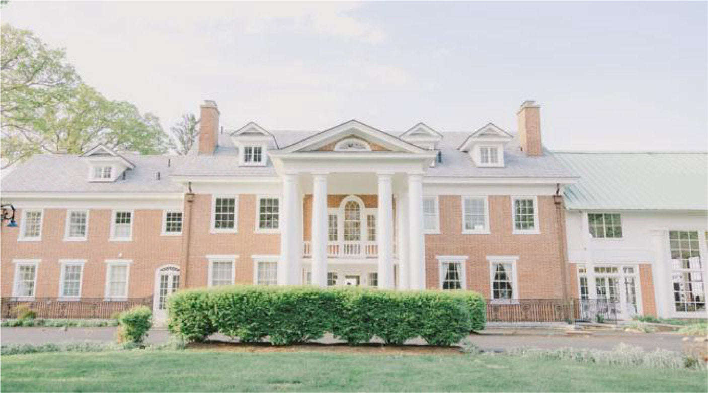 Original photo of Raspberry Plain Manor wedding venue in Leesburg Virginia used for a custom watercolor portrait