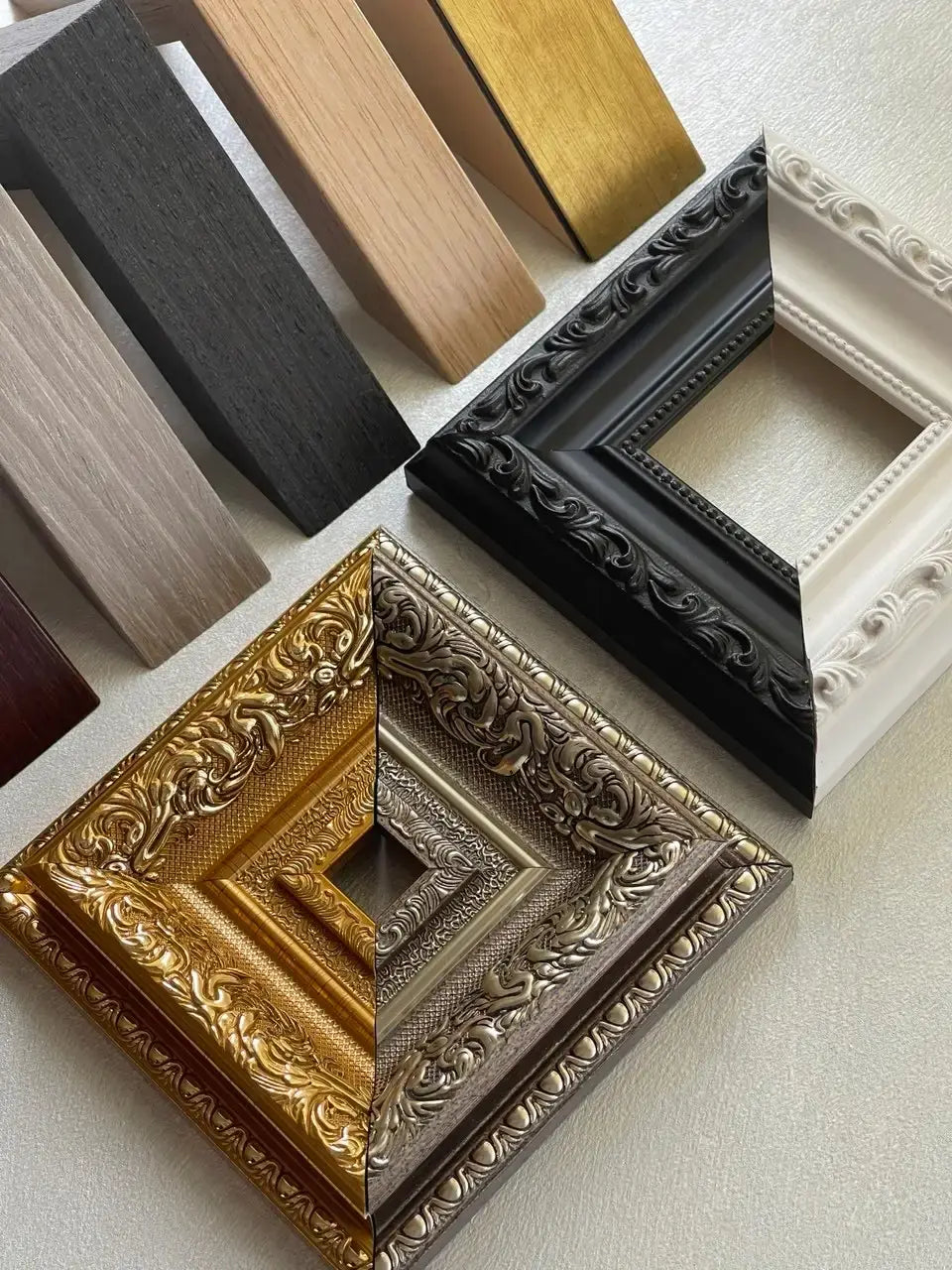 Framed wall art in premium solid wood frames with anti reflective glazing