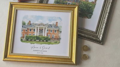 Fine art prints in different frame styles showcasing premium framing options and materials